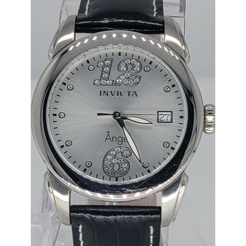 Invicta Women's Angel 15288 3 Hand Date Quartz Silver Dial Watch